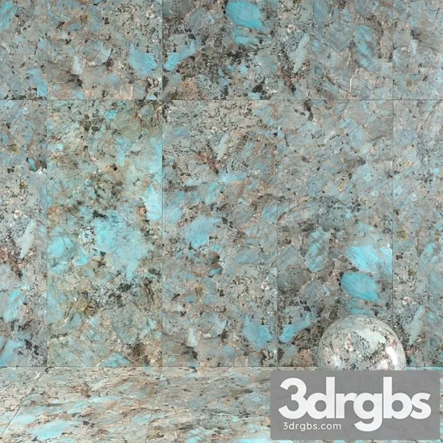 Marble Tiles Amazzonite 3D Model Free