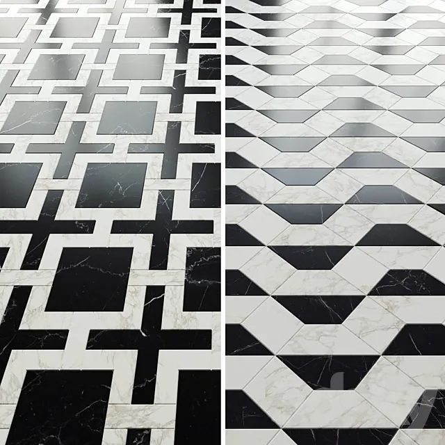 Marble Tiles from Madique Factory 3D Model