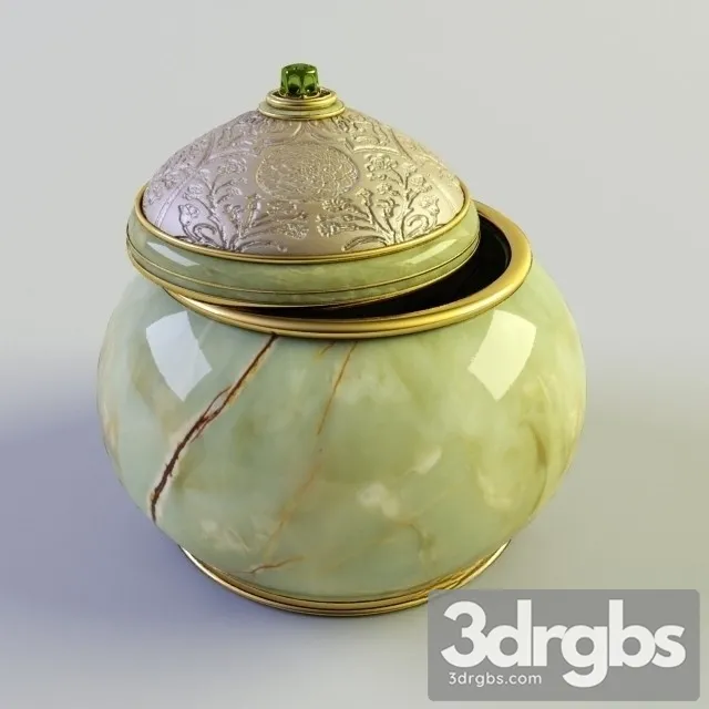 Marble Vase 3D Model Free