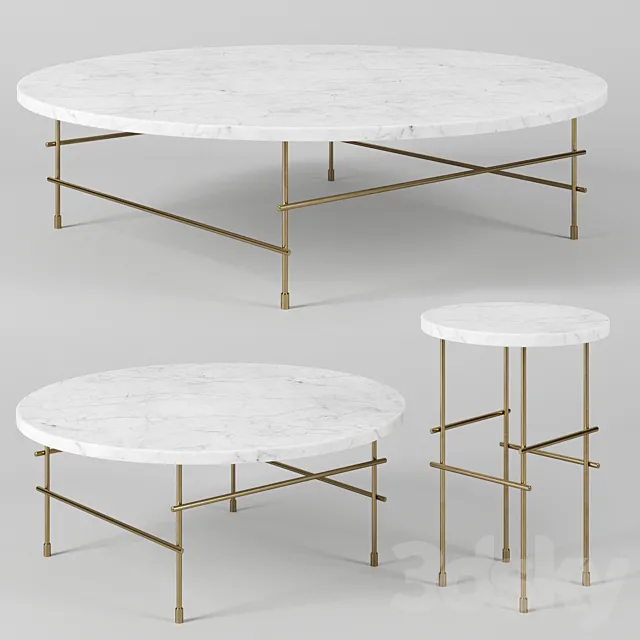 Marblelous tables by aparentment 3DModel