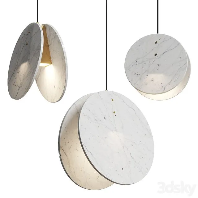 Marc Wood Studio Shell Pendant Lamps 3D Model