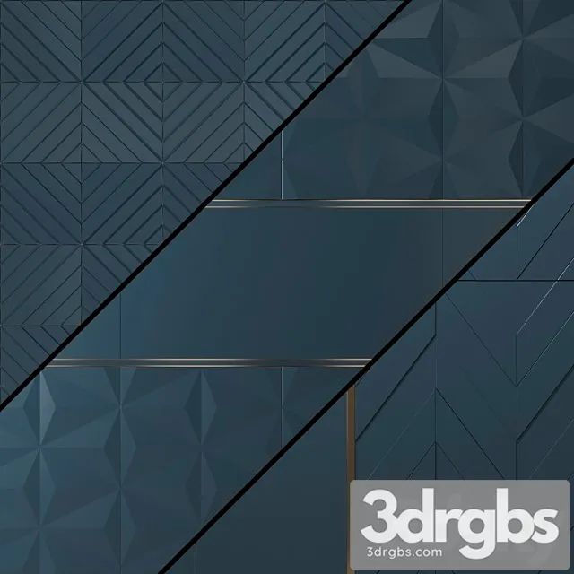 Marca Corona 4D Tile Collection 3D Model Free