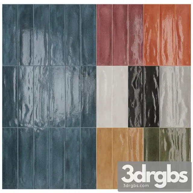 Marca Corona Multiforme Brick 8 Colors 3D Model Free