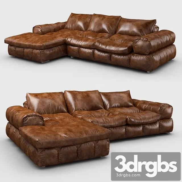 Marcello sofa 2 3D Model Free