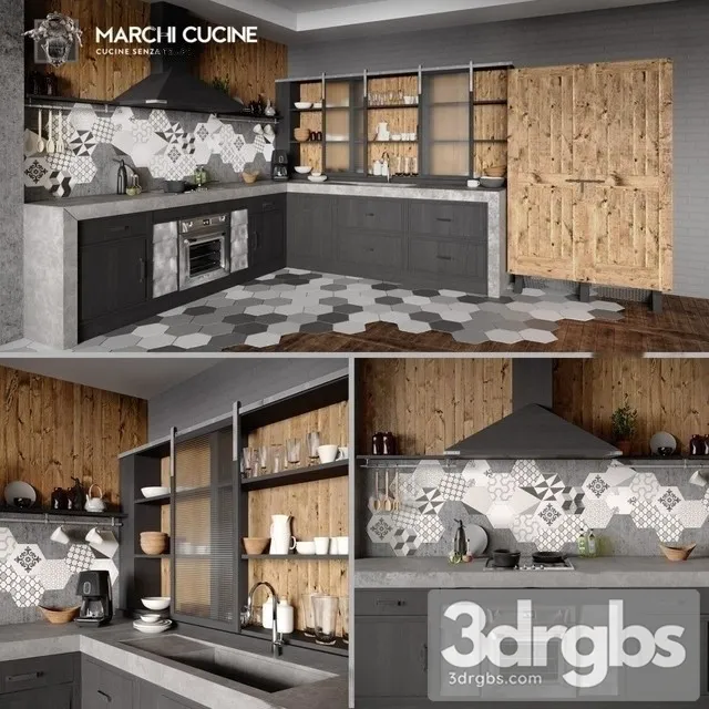 Marchi Cucine Brea 76 3D Model Free