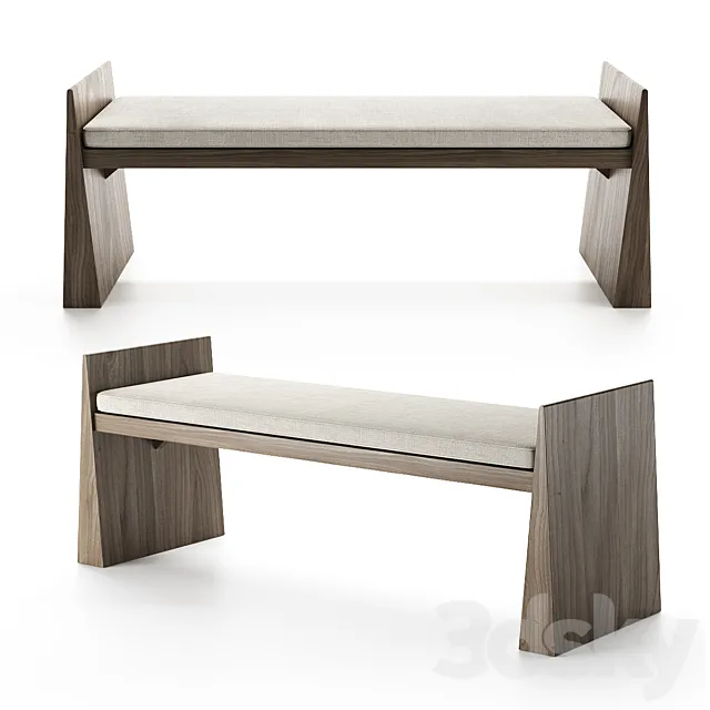 Marco Accent Bench by BD Studio 3D Model