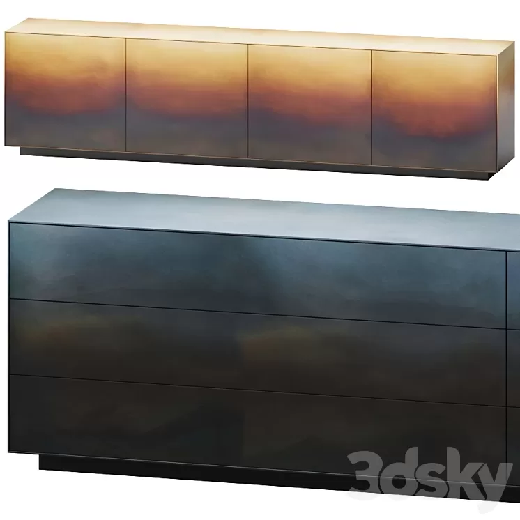 MAREA SIDEBOARD De Castelli 3D Model