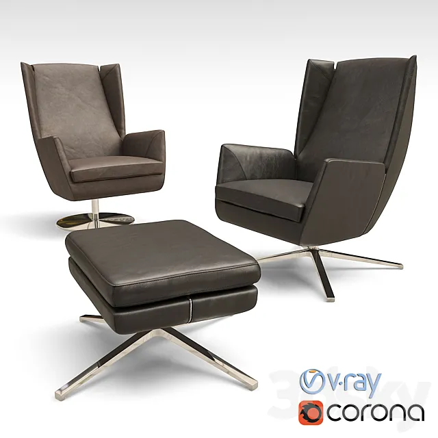 Marelli armchair Fly 3DModel