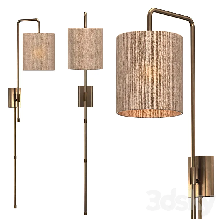MAREN SWING-ARM SCONCE 3D Model Free