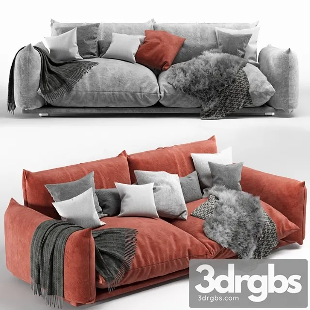 Marenco Sofa 02 3D Model Free