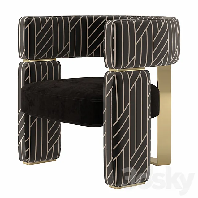 Margaret armchair 3D Model