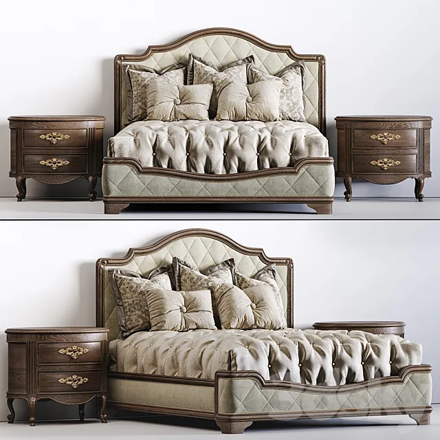MARGE_CARSON_RIVOLI_PANEL_BED 3DModel