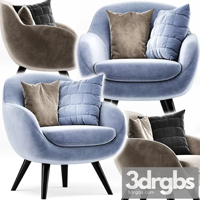 Margi Armchair 3D Model Free
