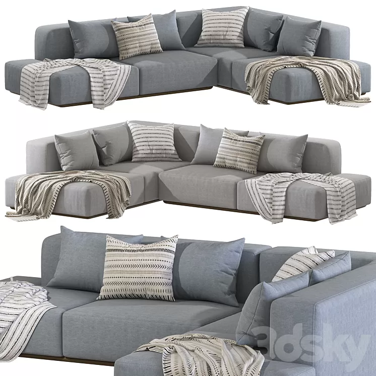 MARGO_Corner sofa 3D Model