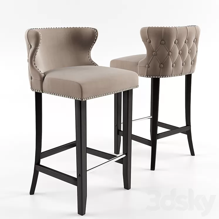 Margonia Bar stool 3D Model