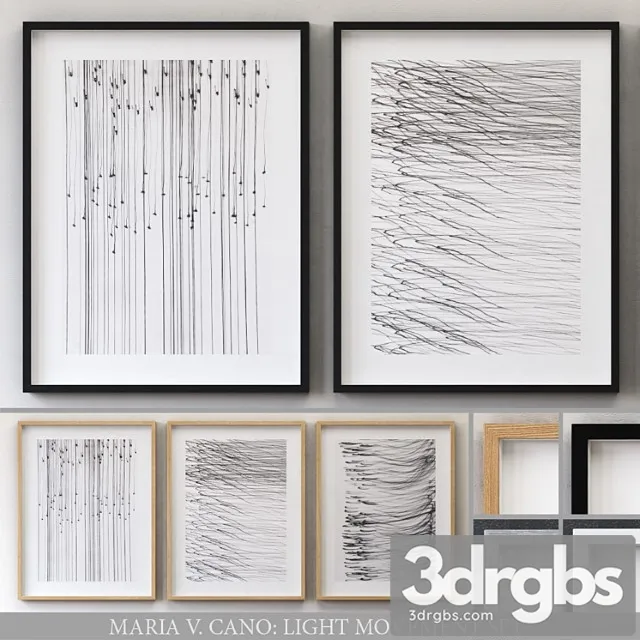 Maria V Cano Light Movement Set 3D Model Free