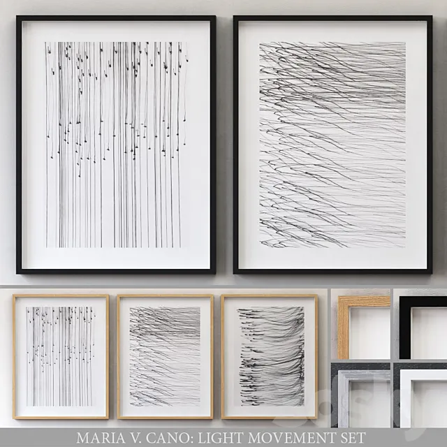 MARIA V. CANO LIGHT MOVEMENT SET 3DModel