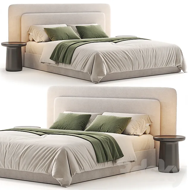 Marian bed by highwall 3D Model