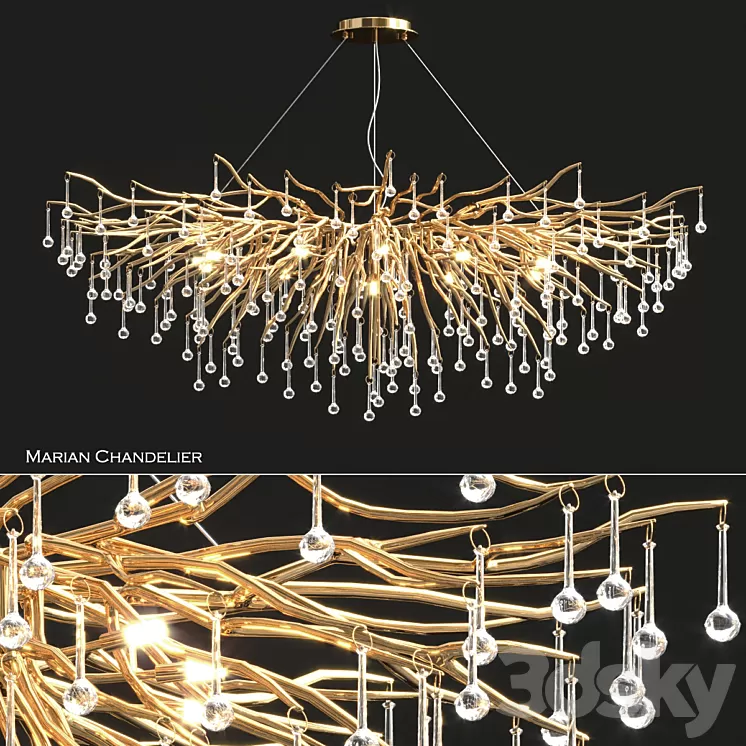 Marian Lampatron Chandelier 3D Model