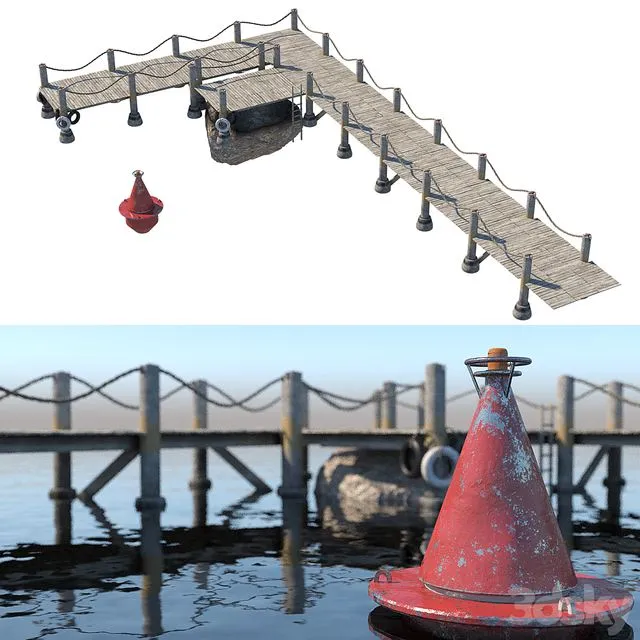 Marina 3D Model