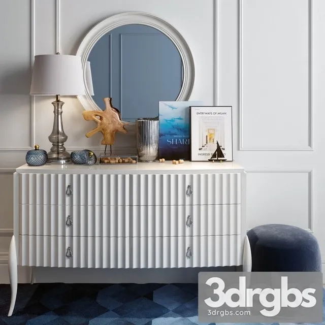 Marine Art Deco Collection 3D Model Free