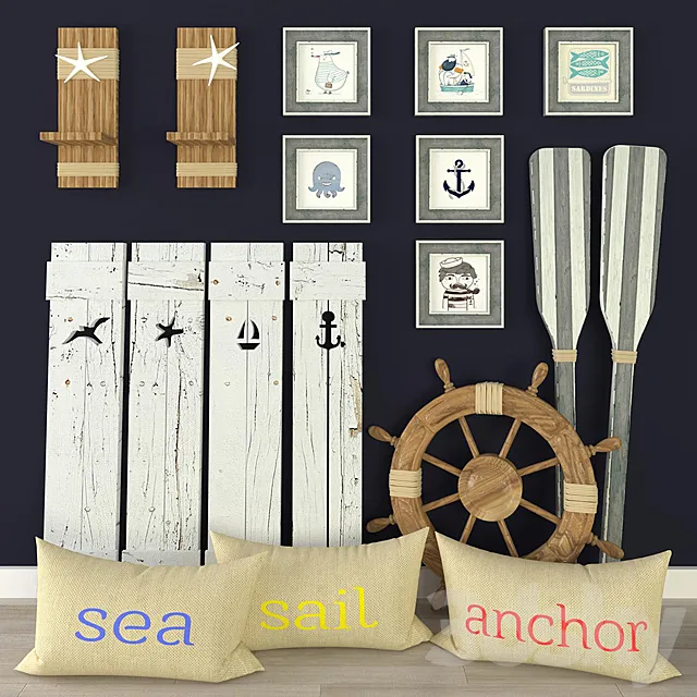 Marine set2 3D Model