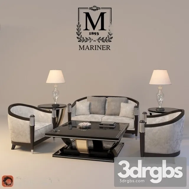 Mariner Velador Sofa 3D Model Free