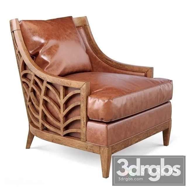Marion Leather Armchair 3D Model Free