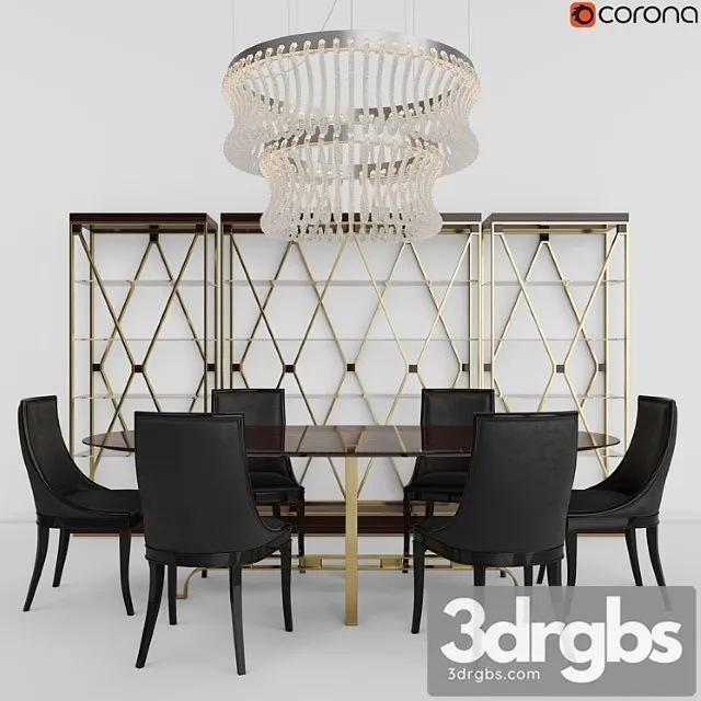 Marioni and barovier & toso set 1 2 3D Model Free