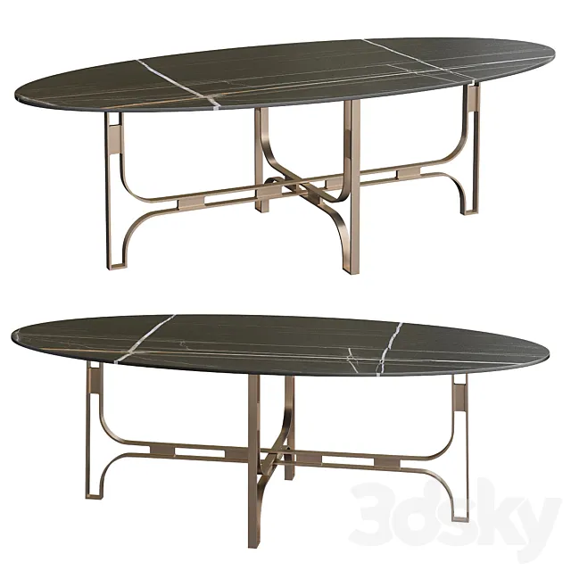 Marioni GREGORY OVAL TABLE 3DModel
