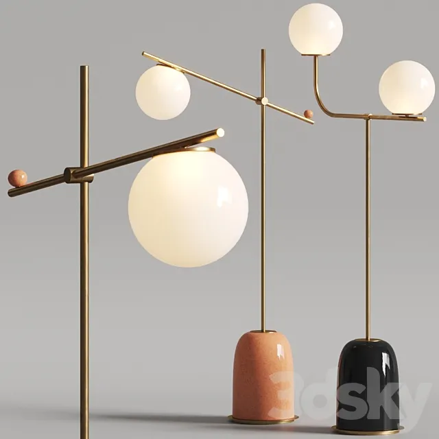 Marioni Pins Floor Lamps 3DModel