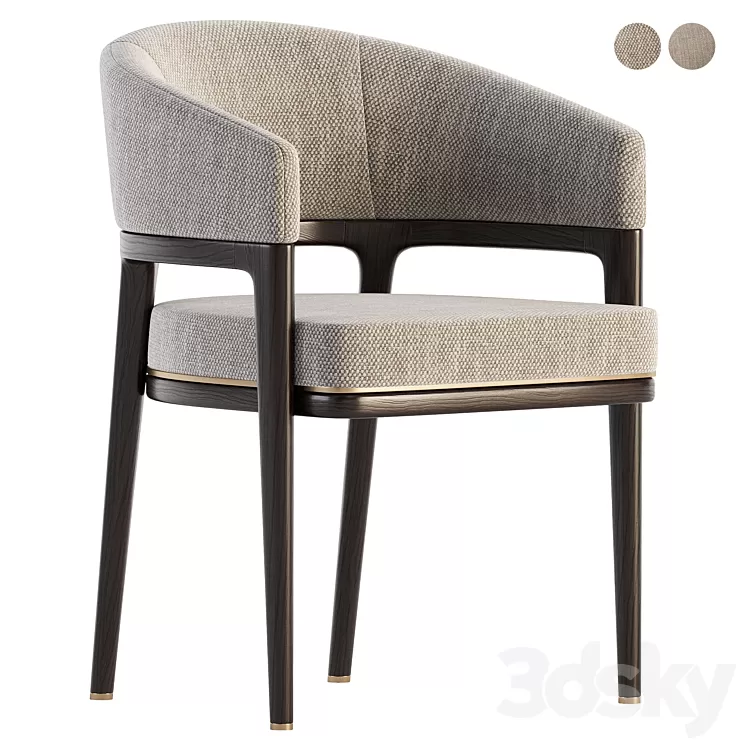 Mark dining chair by ASTER 3D Model Free