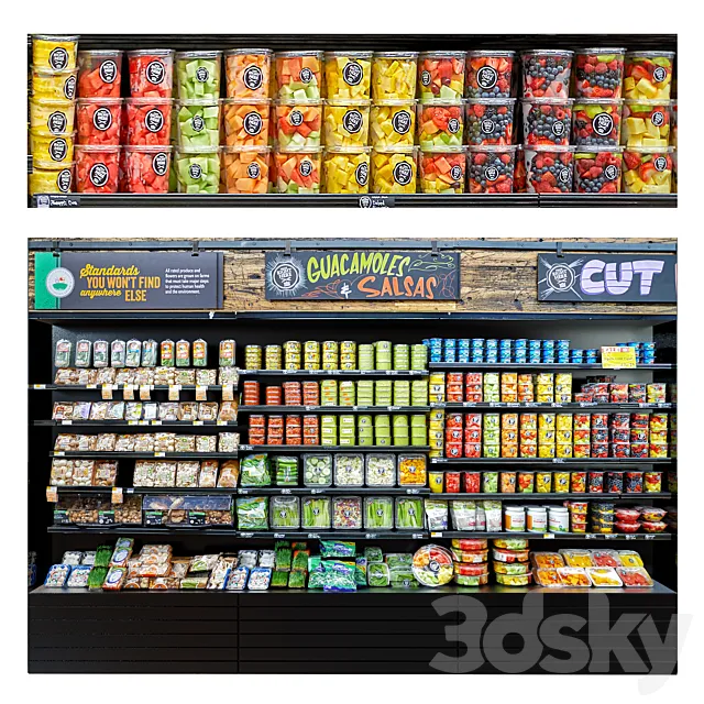 Market bridge 3D Model