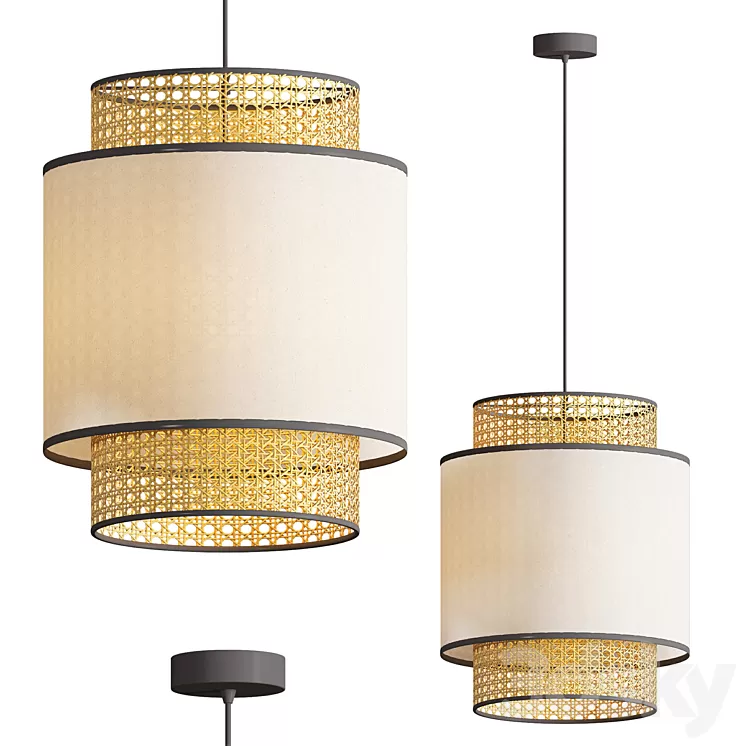 Marko Suspended light 3D Model Free