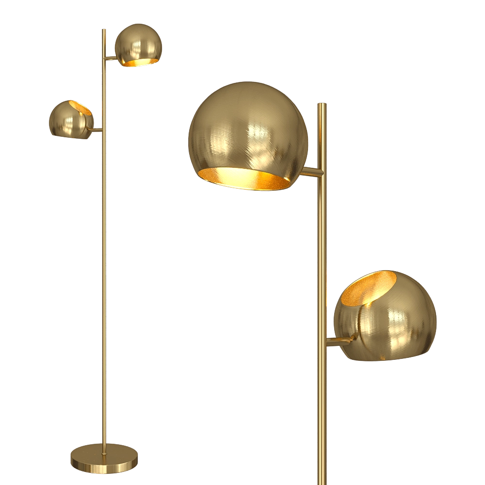 Markslojd - Floor lamp EDGAR 2L 3D Model