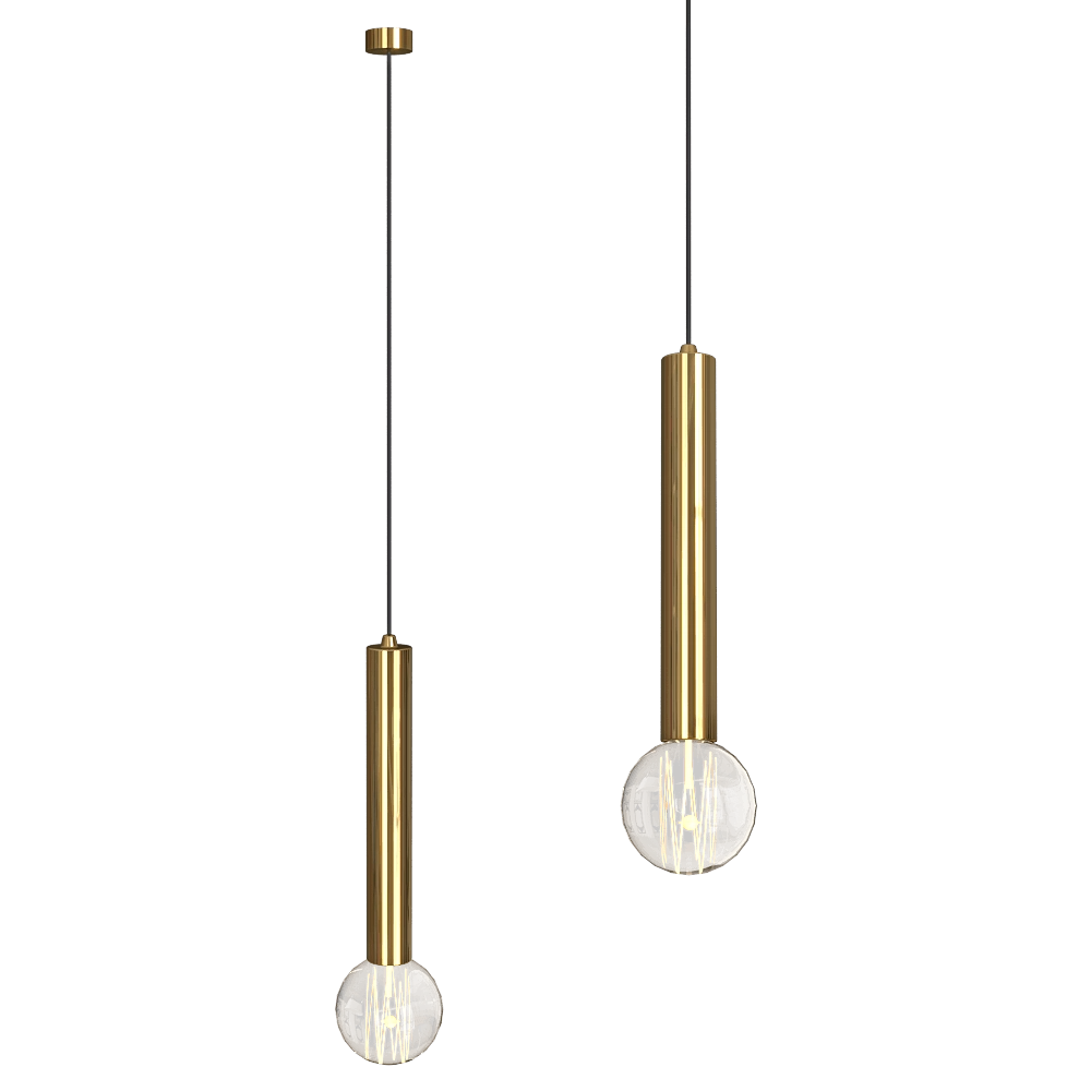 Markslojd - Pendant lamp SENCILLO brass 1L 3D Model