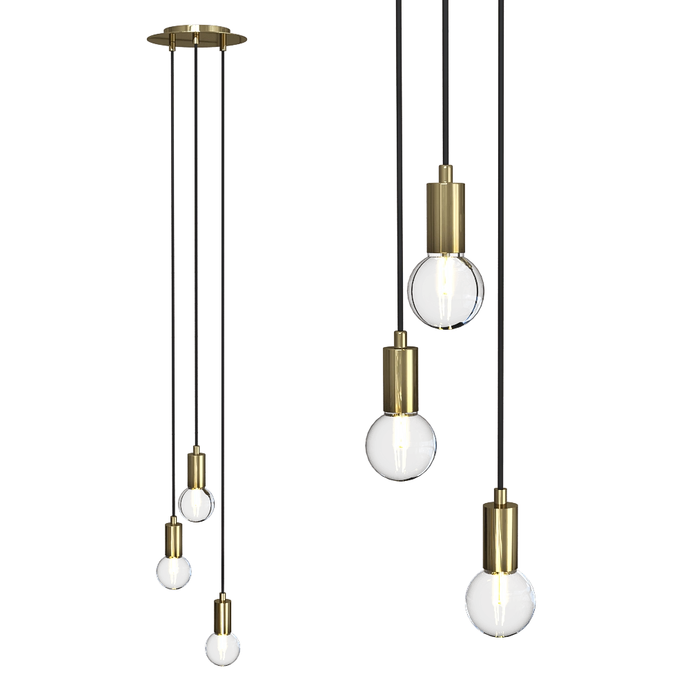 Markslojd - Pendant lamp Sky Brass 3D Model