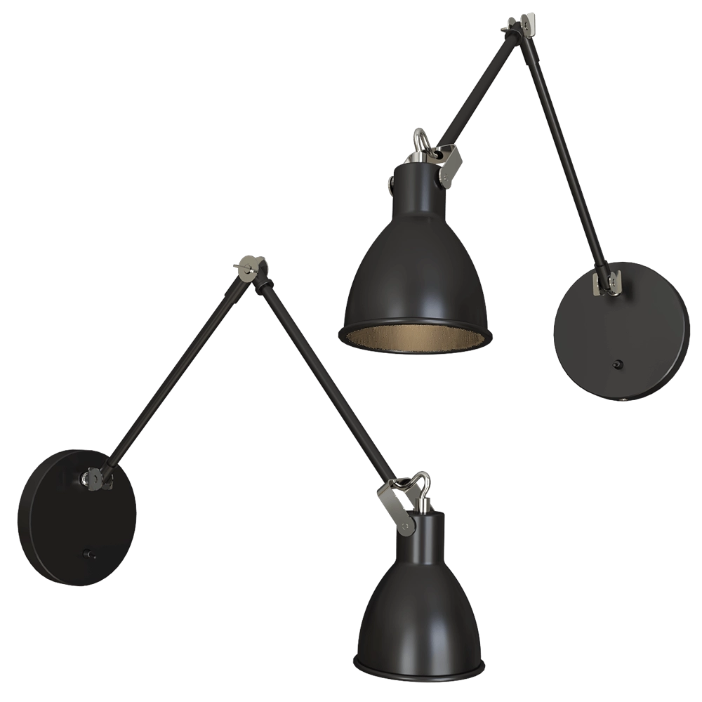 Markslojd - Wall lamp HOUSE Black 3D Model