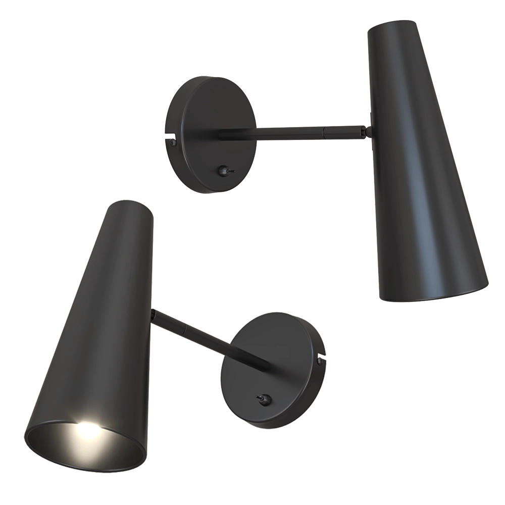 Markslojd - Wall lamp Peak black 3D Model