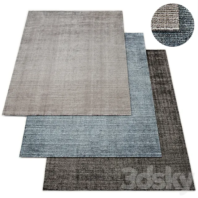 Marlo Handwoven Rug Restoration Hardware 3DModel