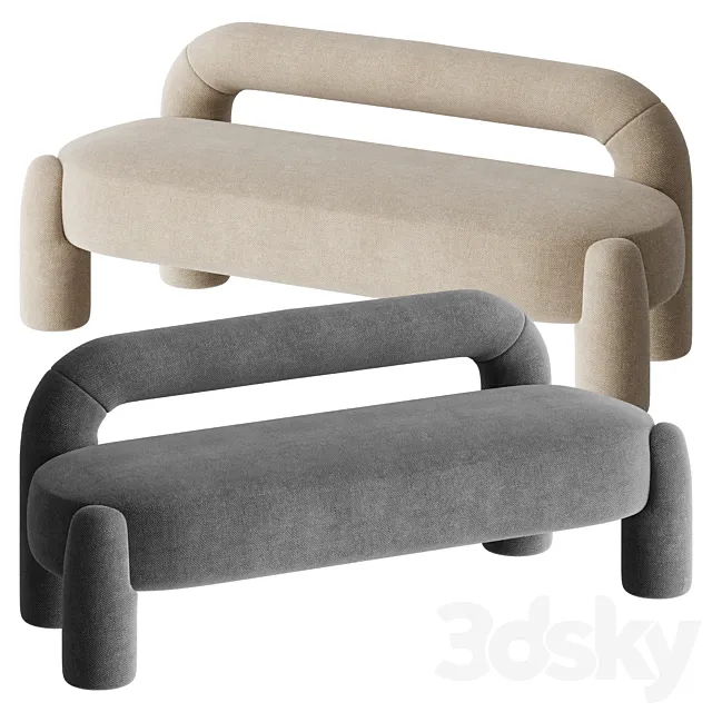 MARLON | Bench 3D Model