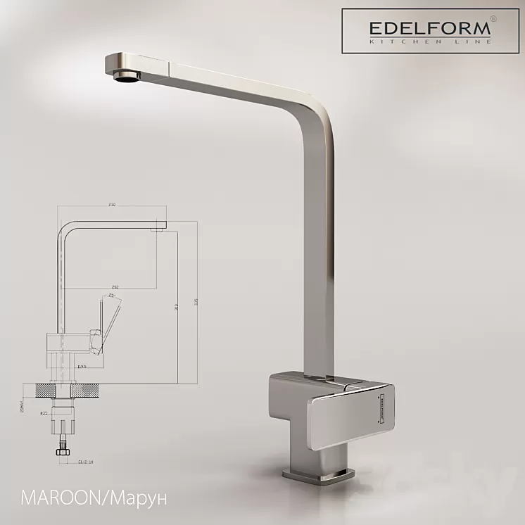 Maroon / Maroon 3D Model