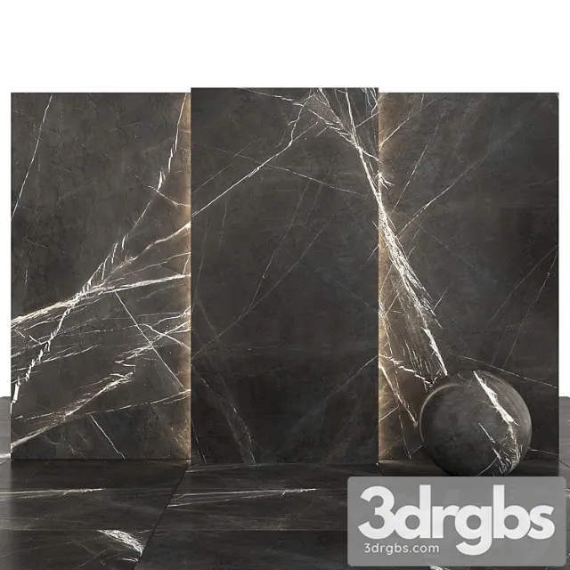 Marquina Gray Marble 3D Model Free