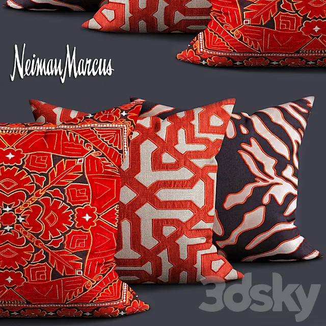 Marrakesh pillows 3D Model