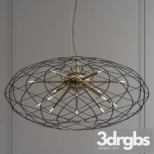 Mars Pendant light 1 3D Model Download