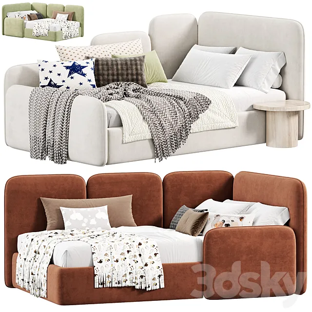 Marsala CHILDRENS BED by Wheelhousedesign 3D Model