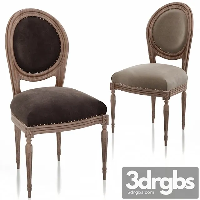 Marseille french chair 2 3D Model Free
