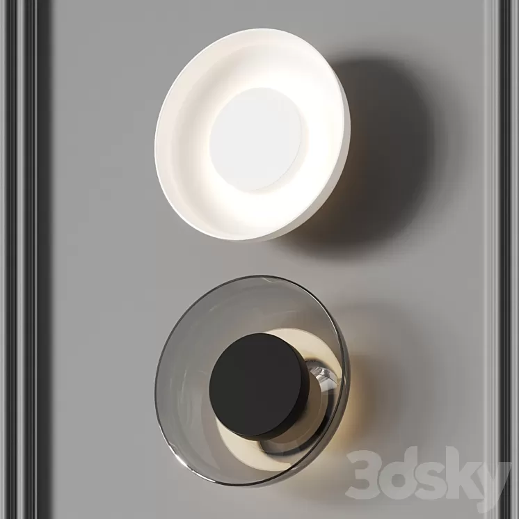 Marset Aura Plus Wall Lamps 3D Model