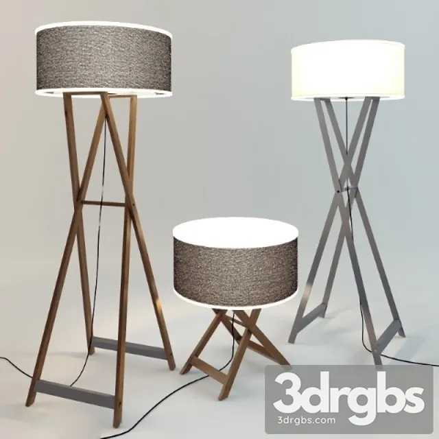 Marset Cala Floor Lamp 3D Model Free