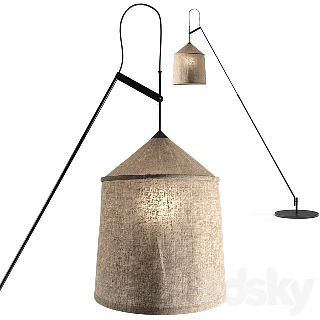 Marset Jaima P307 Outdoor Floor Lamp 3D Model